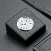 Croco Leather Desk Clock Conference Table Set Up