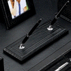 Croco Leather Double Pen Stand