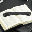Black Leather Bookmark Weight