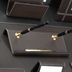 Brown Double Pen Tray