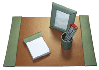 Green Croco Leather Conference Room Sets