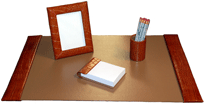 Large Croco Leather Conference Pad Sets