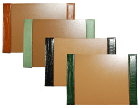 Large Croco Leather Executive Pads