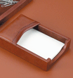 Tan Memo Holder